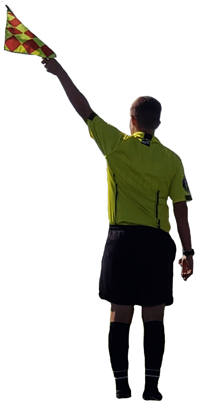 yellow shirt referee